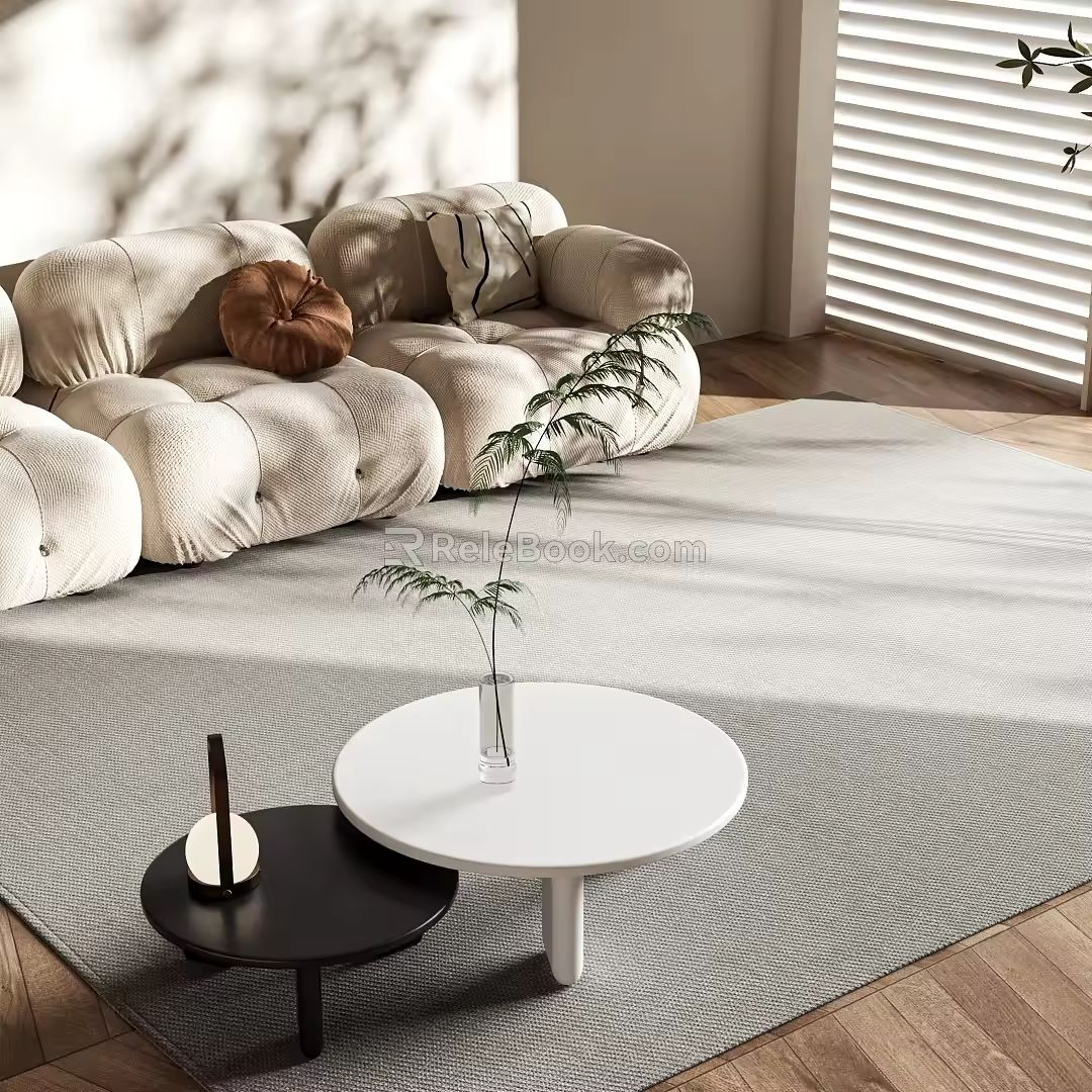 Style coffee table 3d model