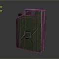 Green Military Fuel Canister With Star Logo And Metal Handle