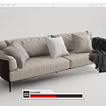 Modern Multiplayer Sofa 3d model