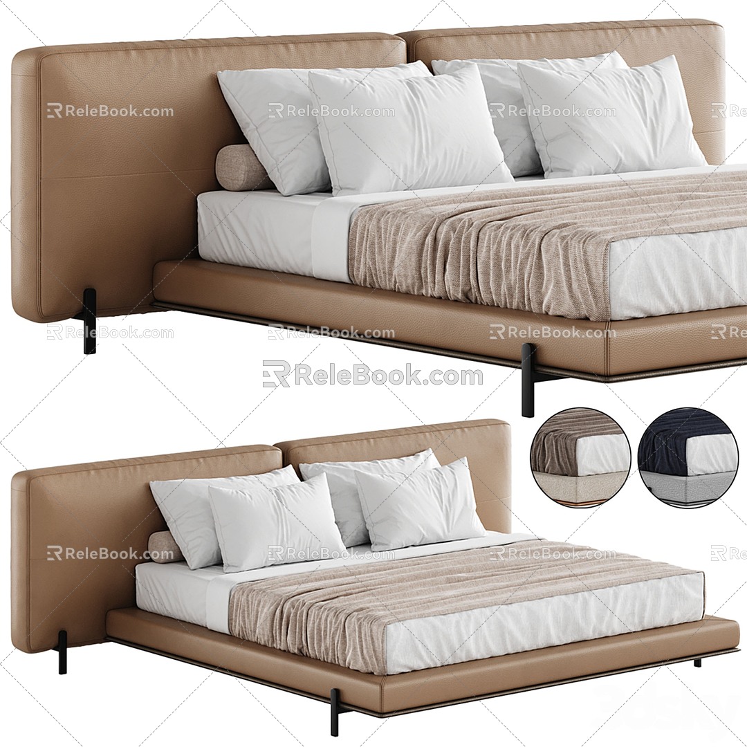 Polly Fabrera Bed 3d model