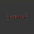 Advanced Mechanical Structure 3D Model With Red Silver Components And Intricate Gear Tracks