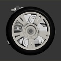 Hyundai car chassis car bearing wheel gear 3d model