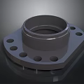 Industrial Metal Flange Equipment with Multiple Holes and Mechanical Design for Applications