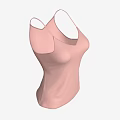 Light Pink Sleeveless Camisole Women Casual Summer Fashion Vest Top