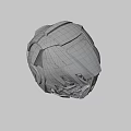 Carbon-based tactical helmet 3d model