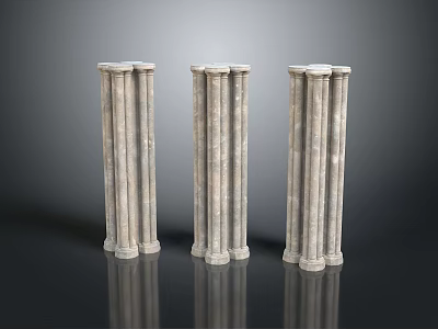 Columns Stone Columns Stone Columns Old Columns Roman Columns Roman Columns Classical Columns Greek Columns 3d model