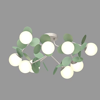 Modern minimalist ceiling lamp 3d model