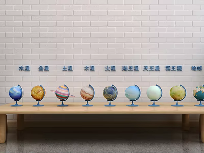 Nordic Globes Solar System Planets 3d model