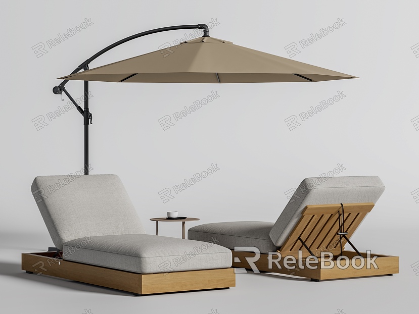 Modern Recliner Outdoor Lounger model