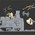 Star Wars Sci-Fighter Tower Modern Tower Defense 3d model