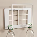 Wall Mounted Shelf Organizer for Router and Socket in Home Space 3d model