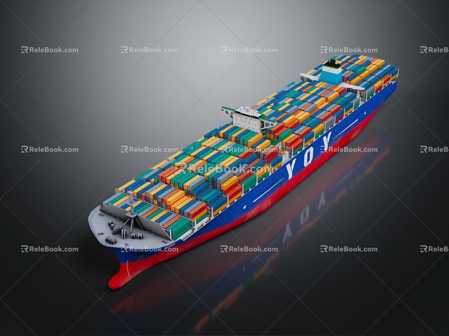 Large Cargo Ship Cargo Ship Small Cargo Ship Cargo Ship 3d model