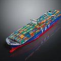 Large Cargo Ship Cargo Ship Small Cargo Ship Cargo Ship 3d model