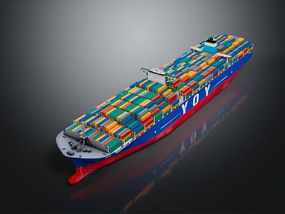 Large Cargo Ship Cargo Ship Small Cargo Ship Cargo Ship 3d model