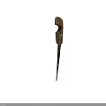 Vintage Hardware Tool Hand Saw with Rusty Blade and Wooden Handle
