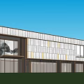 Modern Sales Office Building Simple Sales Department Club 3d model