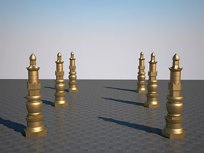 Modern sutra tower brake 3d model