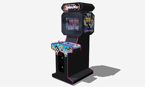 Modern Game Machine 3d model