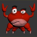 crab sea crab river crab hairy crab bread crab hermit crab big crab small crab marine animal fish 3d model