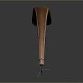 Traditional Wooden Bow with Intricate Carvings and Matching Arrow Handcrafted Ancient Weapon Design