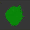 Biological Organ Structure With Hair Like Spines And Textured Surface