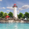 Lighthouse Guide Tahai Reef 3d model