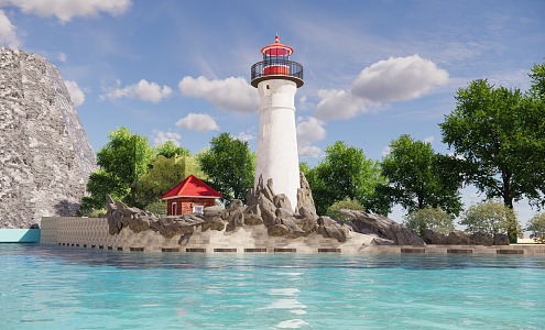 Lighthouse Guide Tahai Reef 3d model