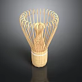 Handwoven Bamboo Household Item With Decorative Woven Design And Natural Material