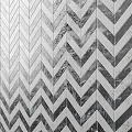 Black And White Chevron Pattern Marble Tiles Wall Design For Interior 3d model