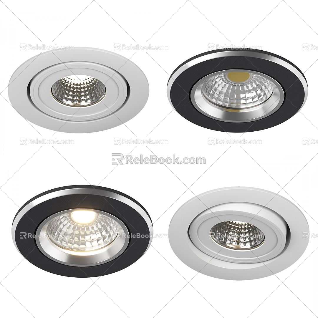 Modern Downlight Table Lamp Spotlight Track Lamp 3d model