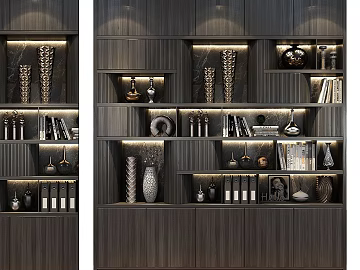 Modern Bookshelf (ID:ggajh310678)
