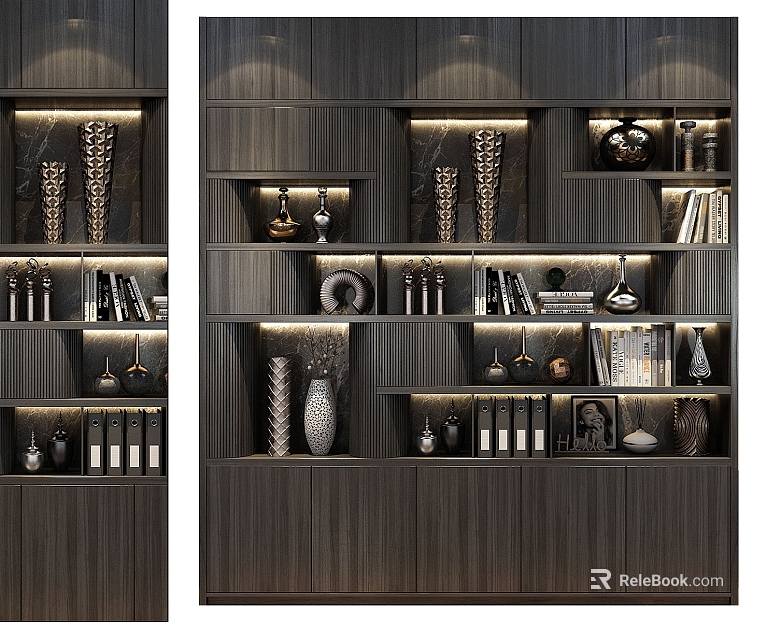 Modern Bookshelf texture