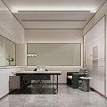 Modern Hospital Outpatient Clinic With Consultation Room And Waiting Area