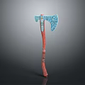 Tomahawk Axe Wooden Axe Handle Axe Mountain Axe Chopping Wood Axe Chopping Wood Axe Magic Axe 3d model
