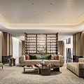 Elegant Private Dining Room With Round Table Comfortable Chairs Chandelier And City View