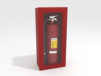 Modern fire extinguisher 3d model