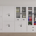 Office data cabinet filing cabinet filing cabinet combination tin cabinet 3d model