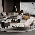Modern Sofa Coffee Table Combination Sofa Coffee Table 3d model