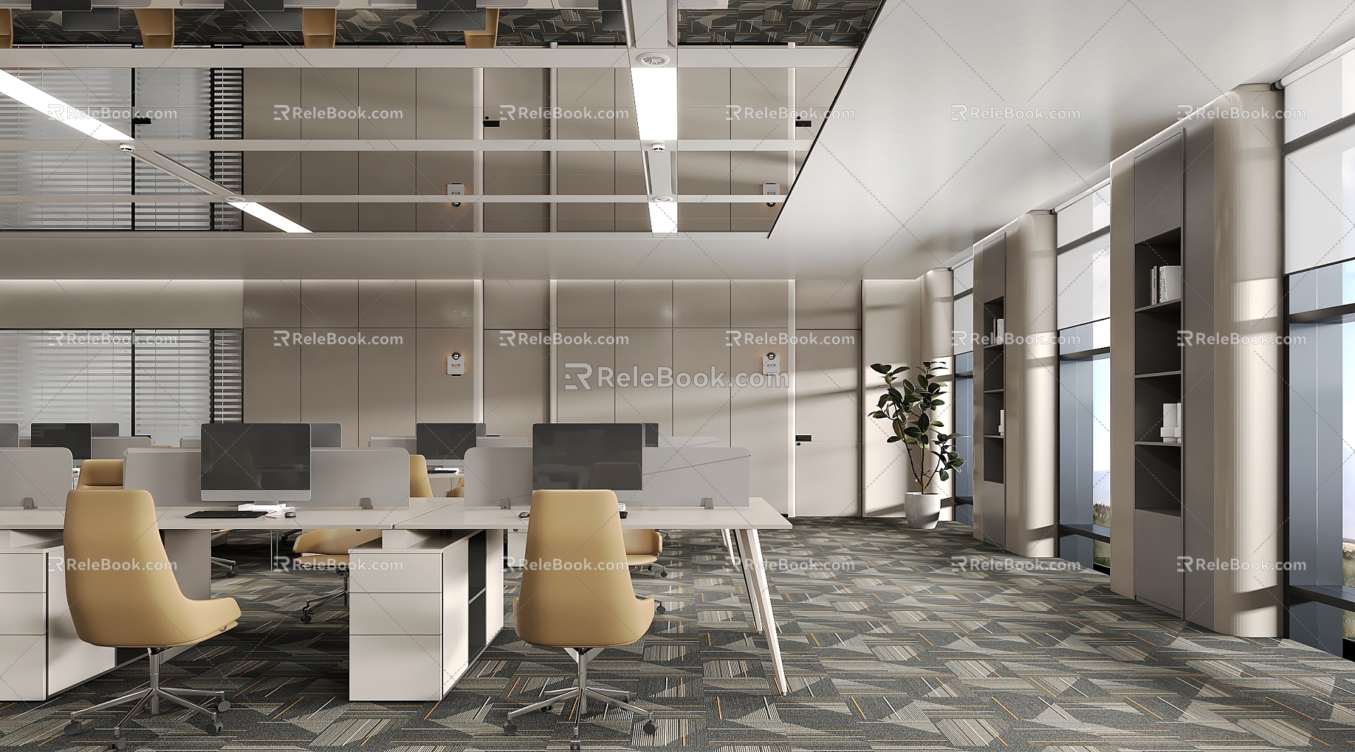 Office Area 3d model