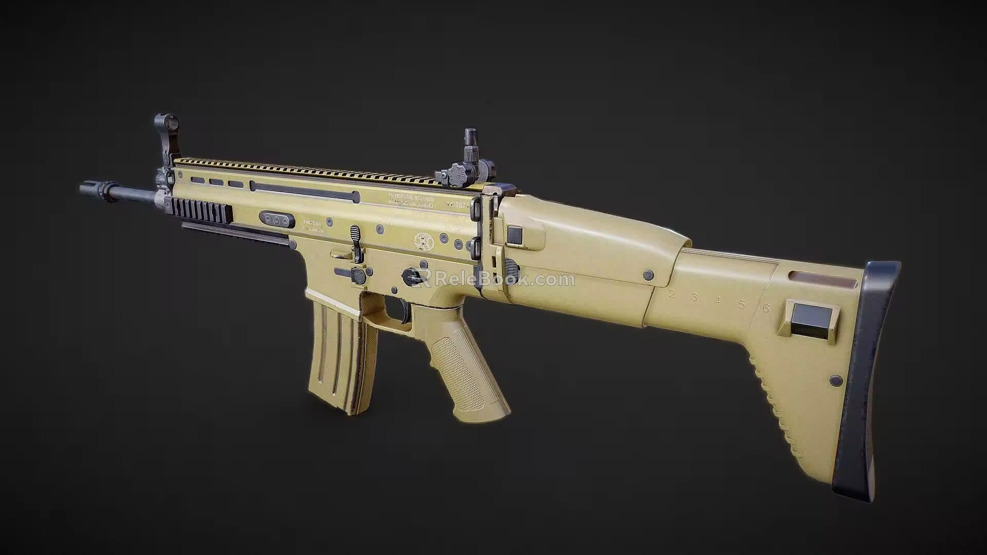 Weapons Automatic Rifle 3d model
