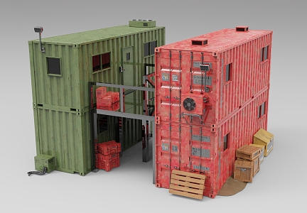 Equipment container 3d model