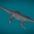 Phantom Dragon Fin Dragon Plesiosaurus Dinosaurs in the Sea Ancient Marine Reptiles Cretaceous Low Face Number Low Model Simple Model Game Movie and TV Level Super Realistic 3d model