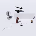 Modern table lamp 3d model