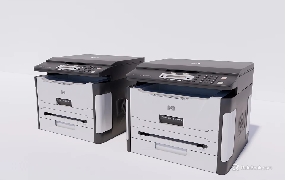 HP Multifunction Printers Essential Office Appliances For Modern Workspaces 3d model 