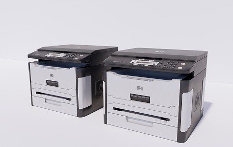 Modern Printers 3d model