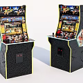 Modern game machine Old game machine 3d model