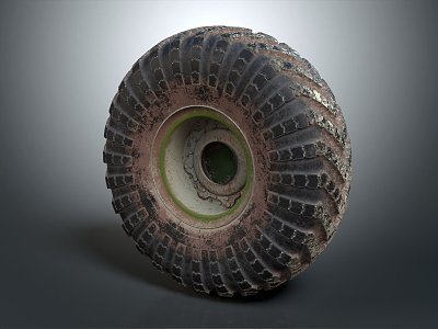 Industrial LOFT tire wheel new tire car outer tire car wheel 3d model