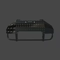 Black Metal Front Bumper With Tubular Guard For Off Road Vehicles