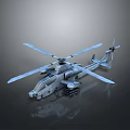 Advanced Military Combat Helicopter With Rotors Weapon Systems And Airframe Design