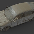 Scrapped car abandoned car broken car broken car broken car old car broken car low face number low model simple model game sub-era film and television level super realistic 3d model